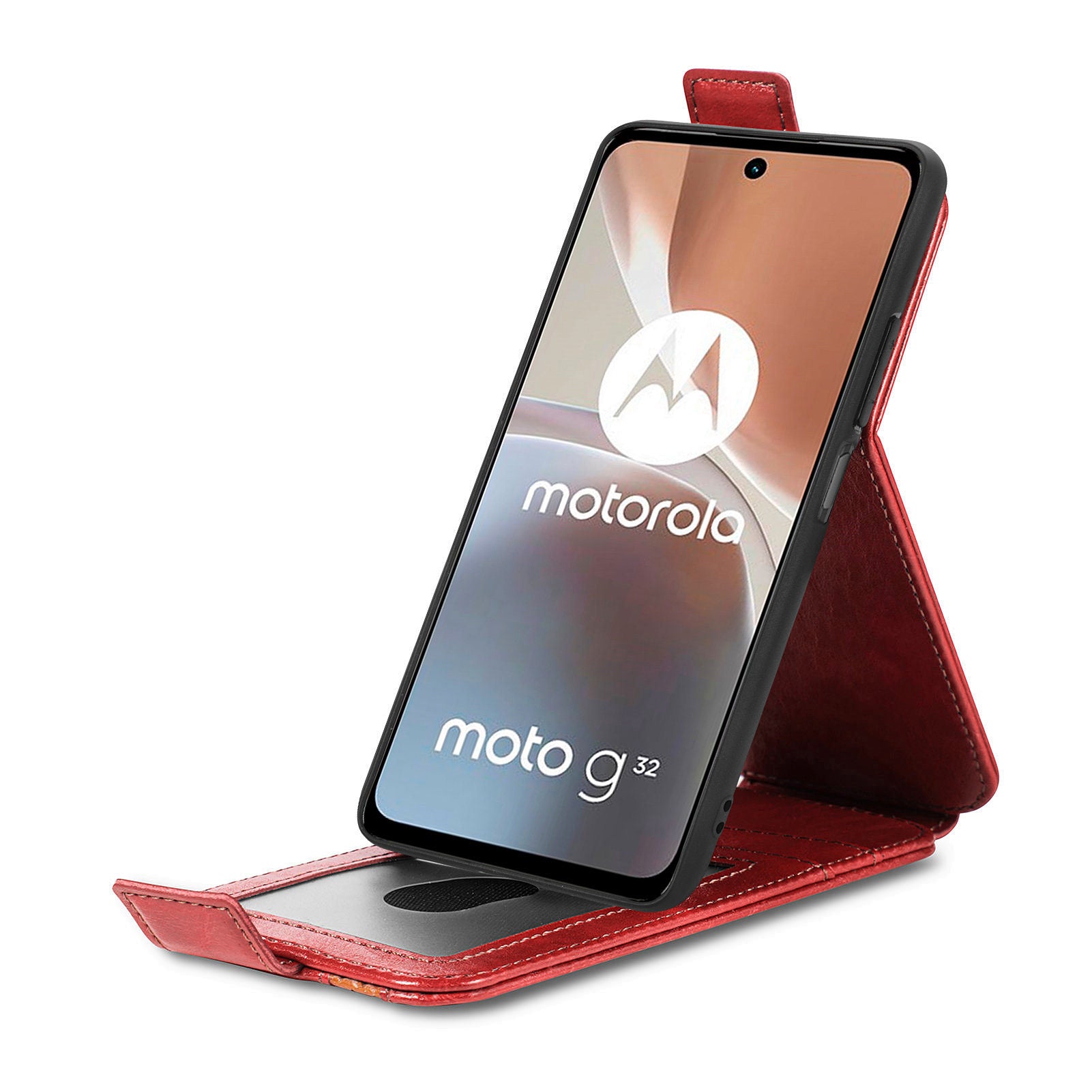 Řada CASENEO 003 pro Motorola Moto G32 4G Styl spojování PU kožené pouzdro na telefon Flip Stojan Držák karty Ochrana proti pádu Kryt telefonu Řada CASENEO 003 pro Motorola Moto G32 4G Styl spojování PU kožené pouzdro na telefon Flip Stojan Držák karty Ochrana proti pádu Kryt telefonu